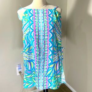 LILLY PULITZER SAHAR ROMPER, NEW WITH TAGS, SIZE 4, BEAUTIFUL BRIGHT COLORS